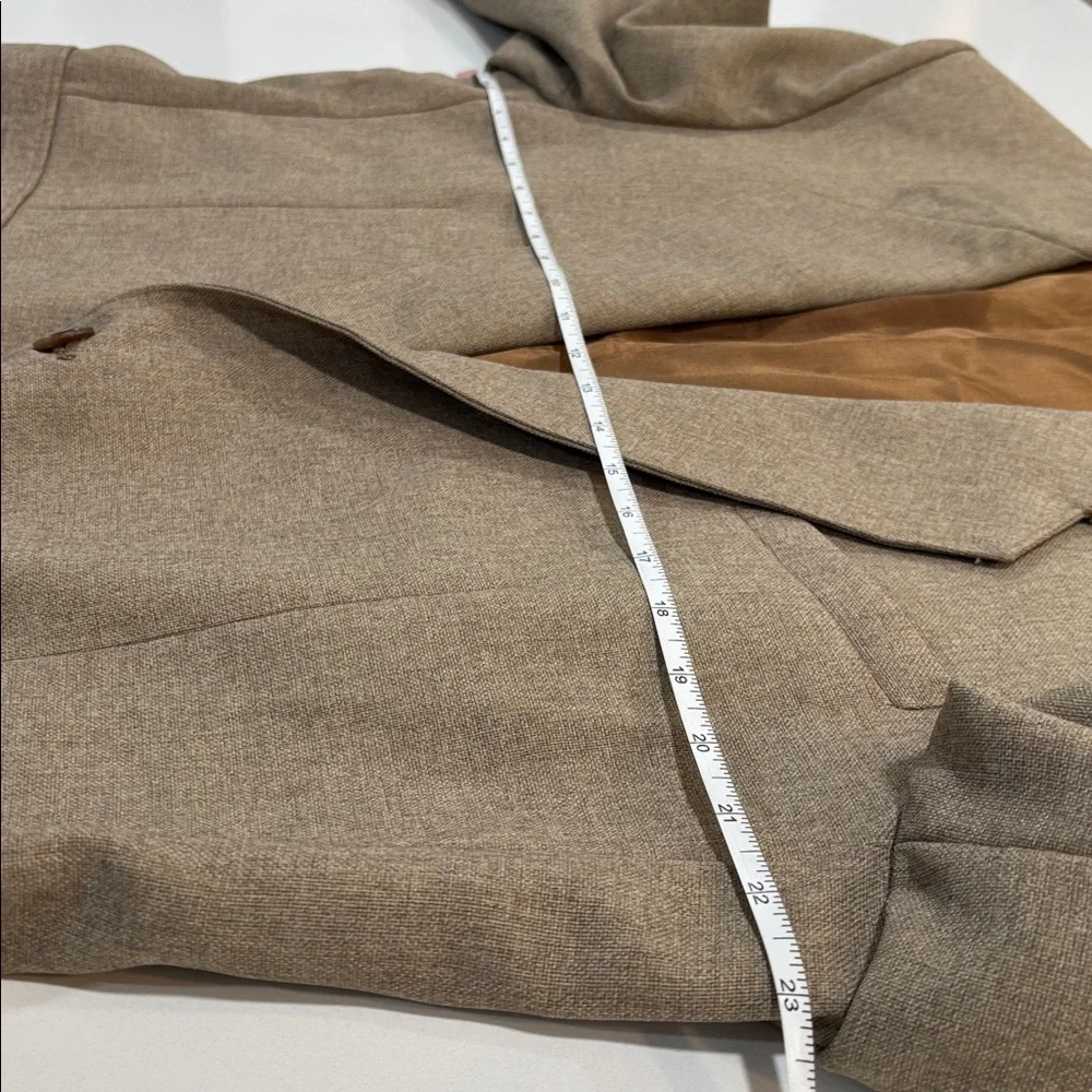 Vintage Levi’s Blazer Action Suit Jacket Tan‎ Beige Brown Size 46R